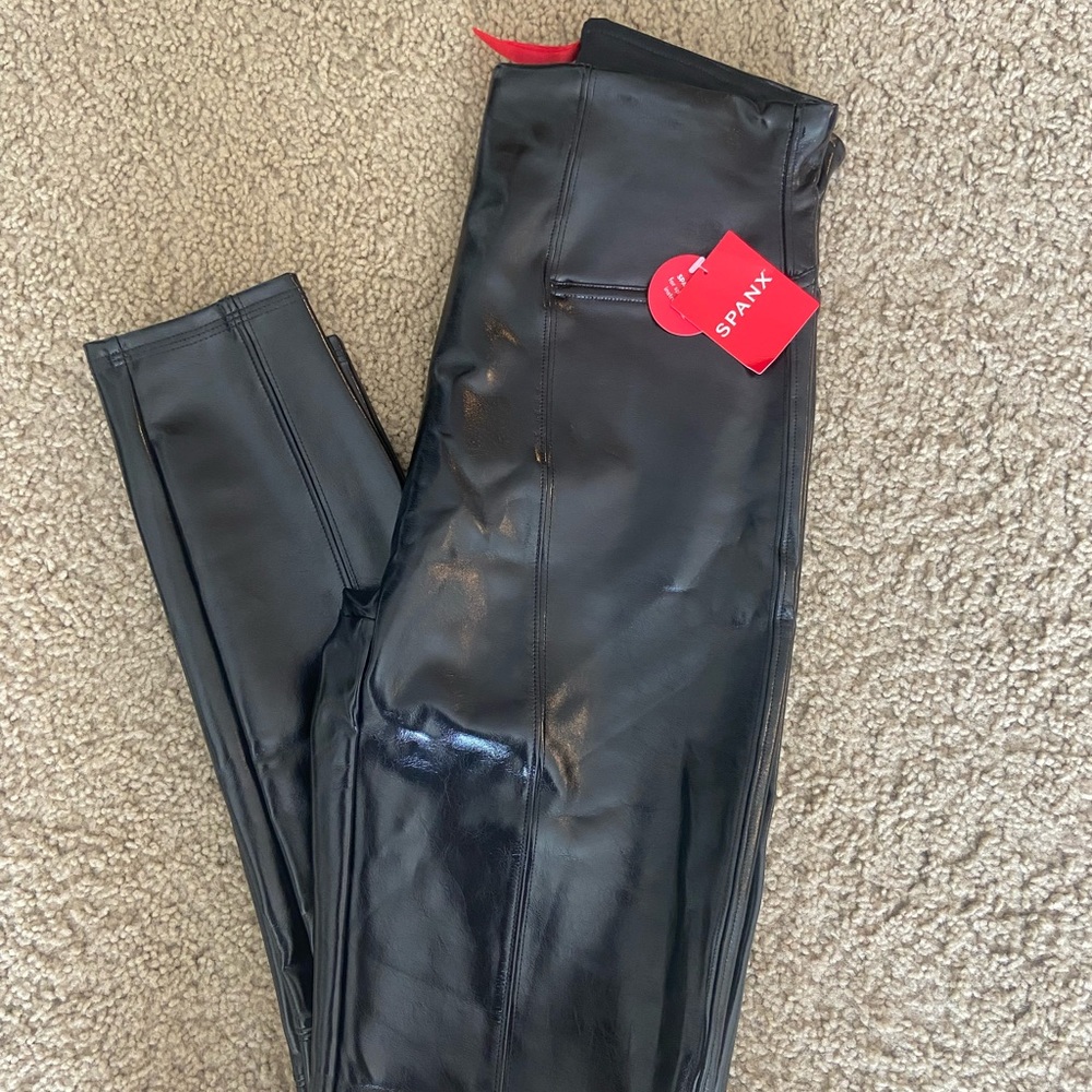Spanx - Faux Patent Leather Leggings
